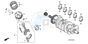 CB600F9 Spain - (SP) drawing CRANKSHAFT/PISTON