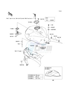 ZR 750 K [Z750S] (K6F) K6F drawing FUEL TANK