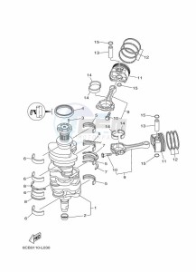 LF300XCA drawing CRANKSHAFT--PISTON