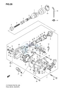 LT-A700X (P28-P33) drawing FINAL BEVEL GEAR (FRONT)