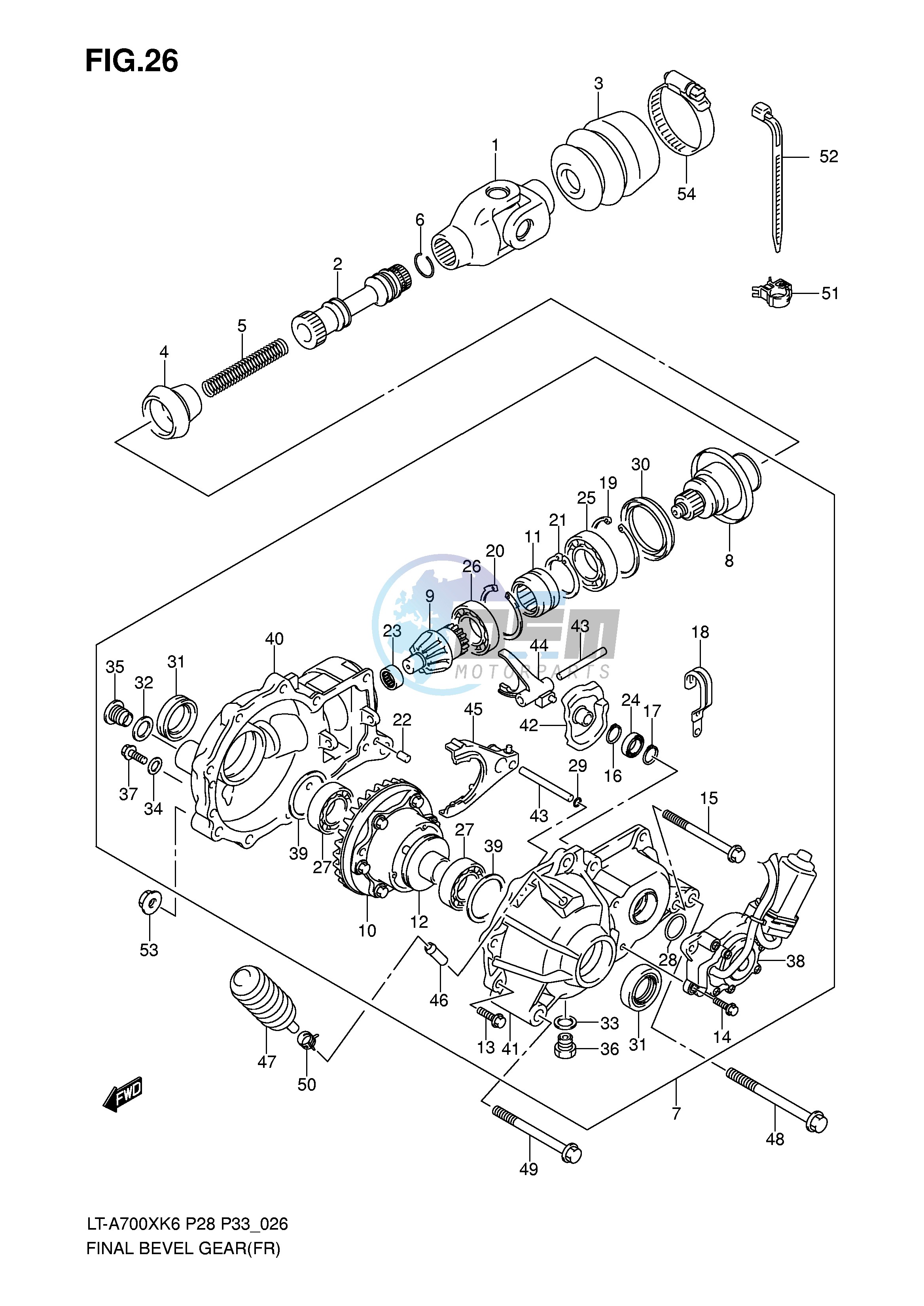 FINAL BEVEL GEAR (FRONT)