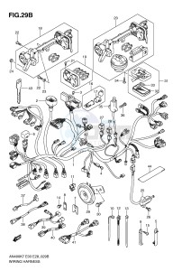 AN400 (E3-E28) Burgman drawing WIRING HARNESS (AN400AK9)