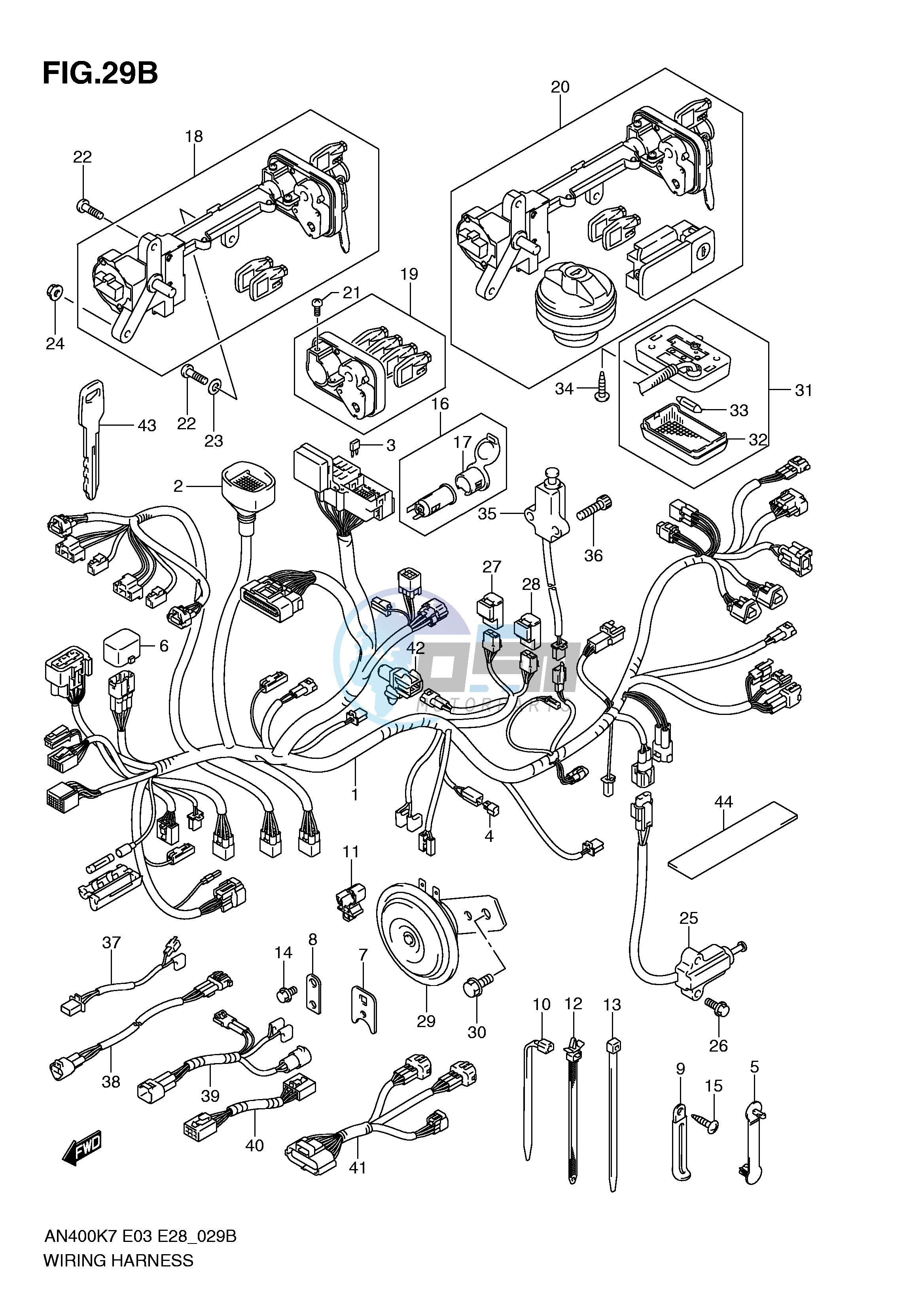 WIRING HARNESS (AN400AK9)