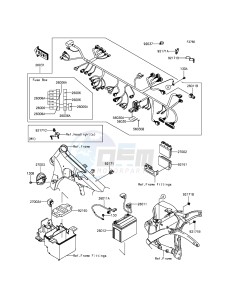 VULCAN 900 CUSTOM VN900CGF GB XX (EU ME A(FRICA) drawing Chassis Electrical Equipment