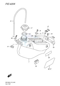 RM-Z450 EU drawing FUEL TANK