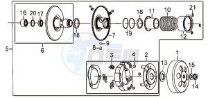 SYMPHONY 125 drawing CLUTCH