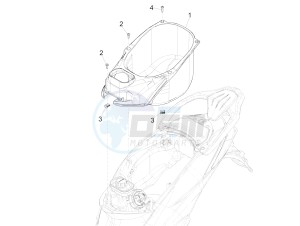 Liberty 150 iGet 4T 3V ie ABS (EMEA) drawing Helmet huosing - Undersaddle