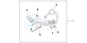 NC700XDC drawing COWL ORNAMENT KIT