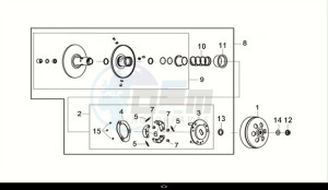 HD 300I ABS (LS30W2-EU) (E5) (M1) drawing DRIVE PLATE ASSY.