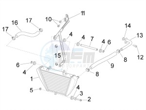 RSV4 1000 RR (EMEA) (EU, IL) drawing Oil radiator