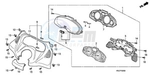 FES1509 Europe Direct - (ED) drawing SPEEDOMETER