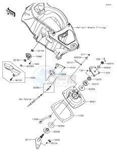 JET SKI ULTRA LX JT1500KHF EU drawing Handle Pole