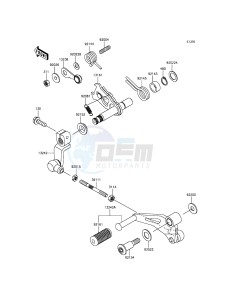 NINJA_250SL BX250AFS XX (EU ME A(FRICA) drawing Gear Change Mechanism