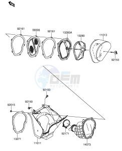 RM-Z250 (E24) drawing AIR CLEANER