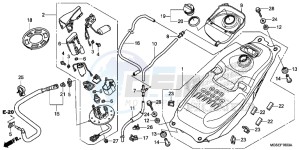 NC700SAD NC700S ABS 2ED - (2ED) drawing FUEL TANK/ FUEL PUMP