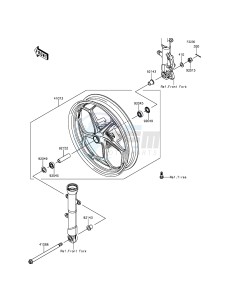 Z300_ABS ER300BFF XX (EU ME A(FRICA) drawing Front Hub