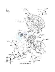 KRF 750 M [TERYX 750 FI 4X4 NRA OUTDOORS] (M9F9) M9F drawing OIL PUMP_OIL FILTER