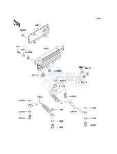 ZG 1000 A [CONCOURS] (A15-A19) [CONCOURS] drawing OIL COOLER