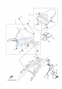 MT-25 MTN250-A (BGJ1) drawing SEAT