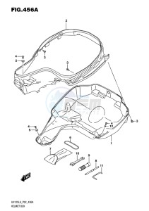 UH125 ABS BURGMAN EU drawing HELMET BOX