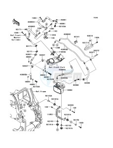 1400GTR ZG1400A9F FR GB XX (EU ME A(FRICA) drawing Brake Piping