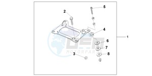 CBF600SA drawing CARRIER BRACKET