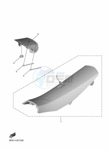 YZ250F (B7BB) drawing SEAT