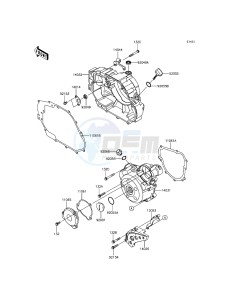 KLX125 KLX125CFF XX (EU ME A(FRICA) drawing Engine Cover(s)