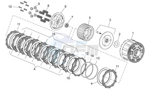 Tuono V4 1100 Factory USA-CND (NAFTA) (CND, USA) drawing Clutch II