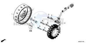 CB500FAE CB500F ABS UK - (E) drawing GENERATOR