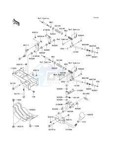 KAF 950 E [MULE 3010 TRANS4X4 DIESEL] (E8F) E8F drawing SHIFT LEVER-- S- -