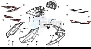 CROX 50 (25 KM/H) (AE05WA-NL) (E4) (L8-M1) drawing BODY COVER