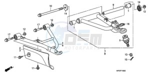 TRX500FPEA U / EC PS drawing FRONT ARM