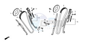 VT750C2 VT750C2 drawing CAM CHAIN