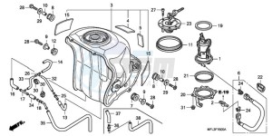 CBR1000RA9 Australia - (U / ABS SPC) drawing FUEL TANK/FUEL PUMP