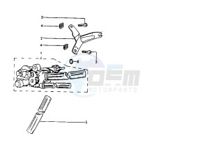 SPEEDAKE - 50 cc drawing OIL PUMP KEIHIN