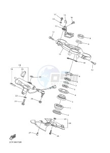 YZF-R1M 998 R1 (2KS1 2KS2) drawing STEERING