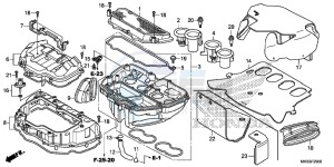 CBR1000RRF Fireblade - CBR1000RR 2ED - (2ED) drawing AIR CLEANER