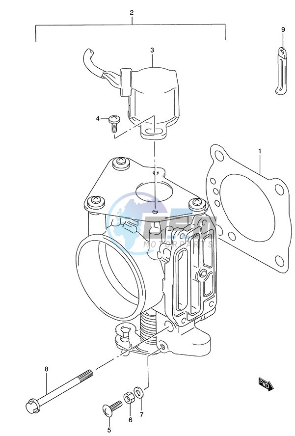 Throttle Body (DT140EFI