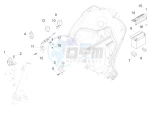 FLY 150 (APAC) drawing Remote control switches - Battery - Horn