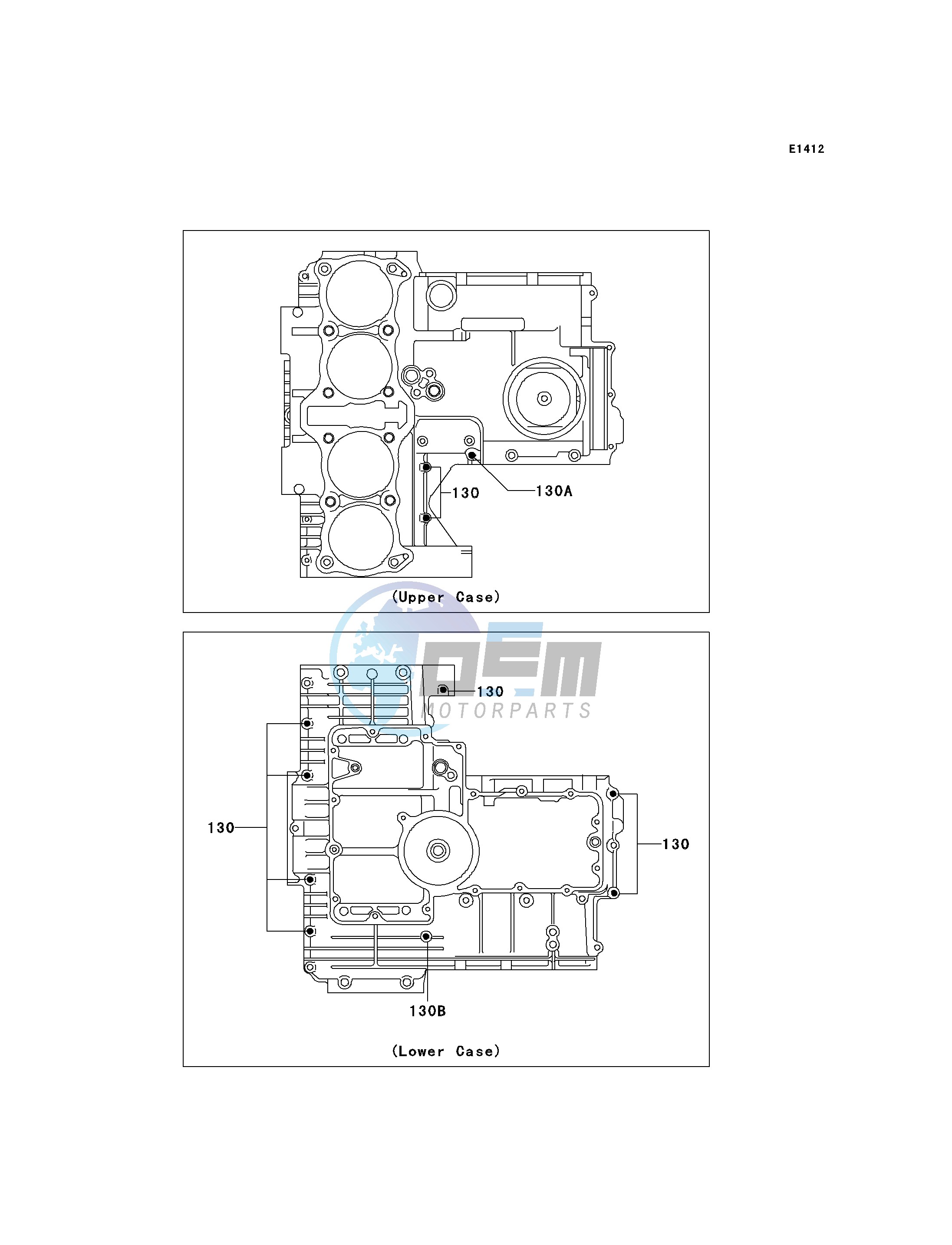 CRANKCASE BOLT PATTERN