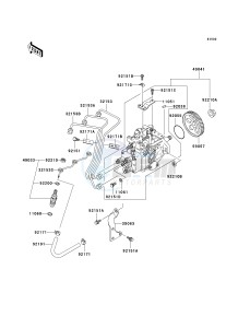 KAF 950 C [MULE 3010 TRANS4X4 DIESEL] (C7F) C7F drawing FUEL INJECTION