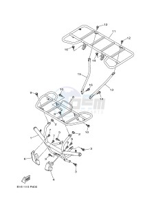 YFM700FWBD YFM70KPHH KODIAK 700 EPS HUNTER (2SMF) drawing GUARD