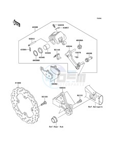 ER-6f EX650A8F GB XX (EU ME A(FRICA) drawing Rear Brake