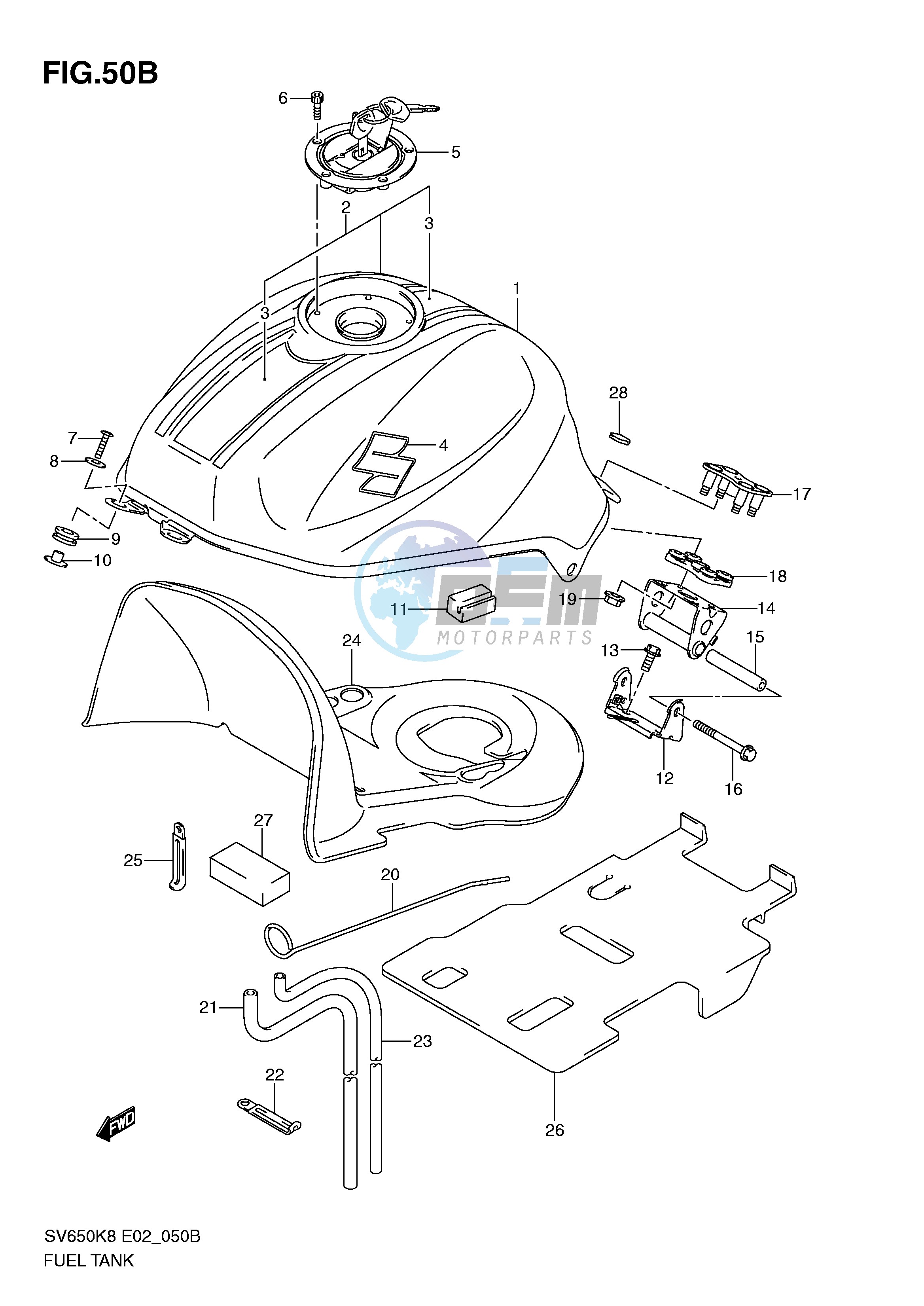 FUEL TANK (MODEL L0)