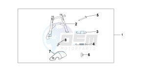 CBF1000T drawing MAIN STAND