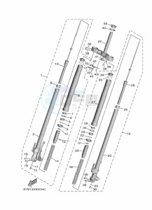 CZD300D-A XMAX 300 (BGS3) drawing WATER PUMP