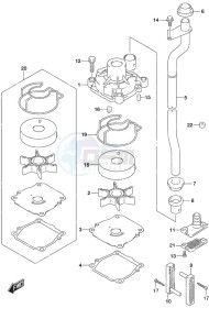 DF 50A drawing Water Pump High Thrust