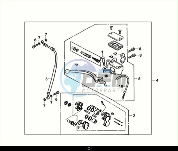 FRONT BRAKE MASTER CYLINDER