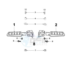 LUDIX 10 OR SNAKE drawing FOOT SUPPORT